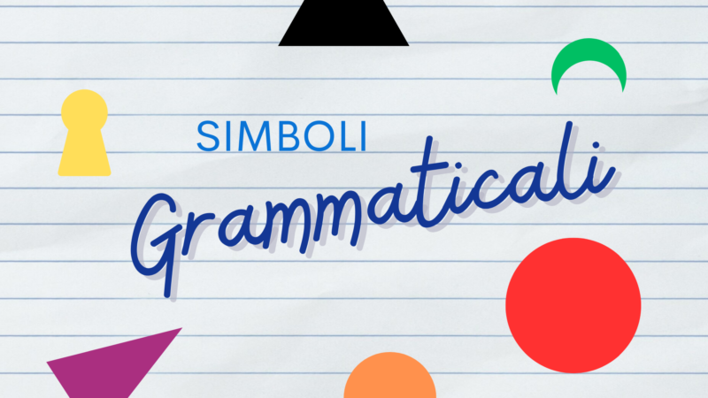 Analizzo la Frase con i Simboli Grammaticali